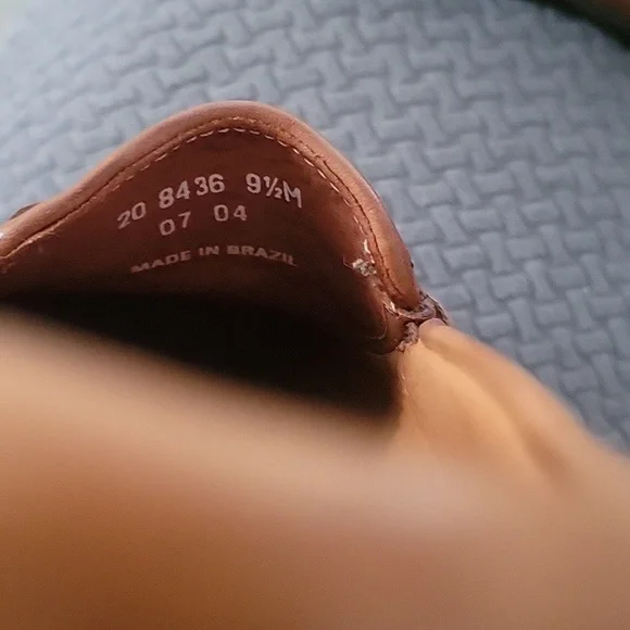 Johnston & Murphy Brown Woven Leather Loafer Style 20 8436 SZ 9.5 M - Picture 10 of 10